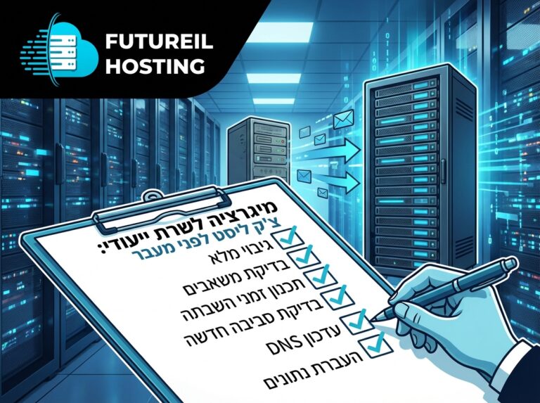 מיגרציה לשרת ייעודי – צ׳ק ליסט לפני מעבר